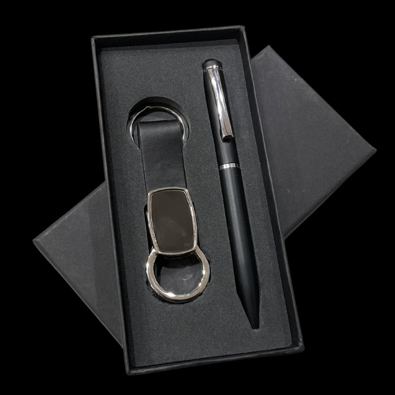 Team Emblem Key Chain And Pen Kit (Black)