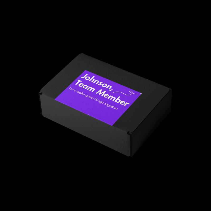 Shipping Box With Sticker