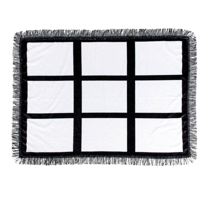 Customized Nine Pannal Plush Throw Blanket