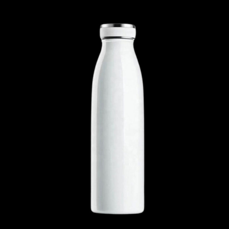 Executive Steel Water Bottle (White)