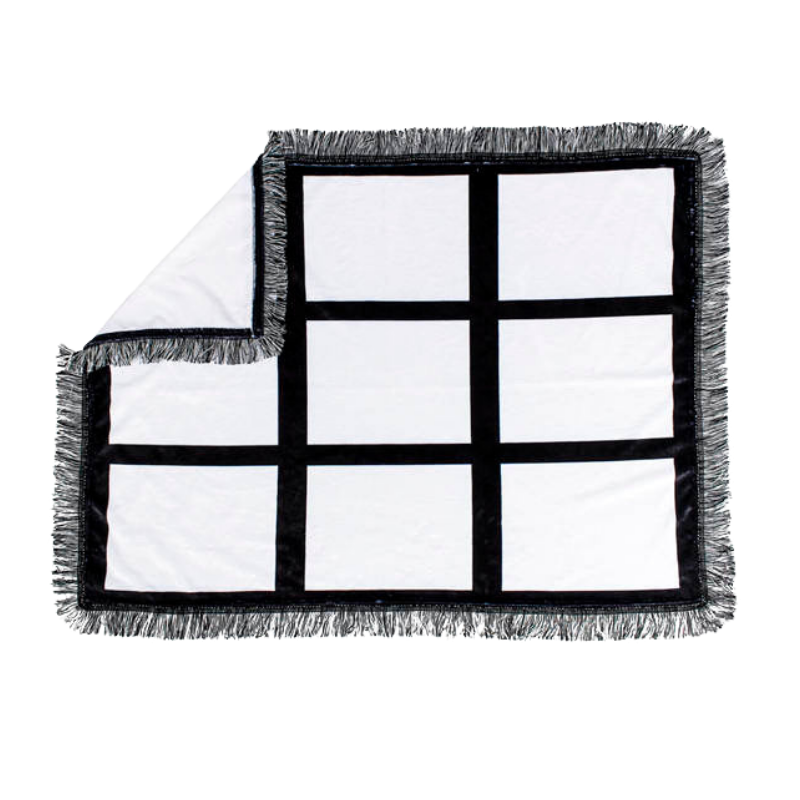 Customized Nine Pannal Plush Throw Blanket