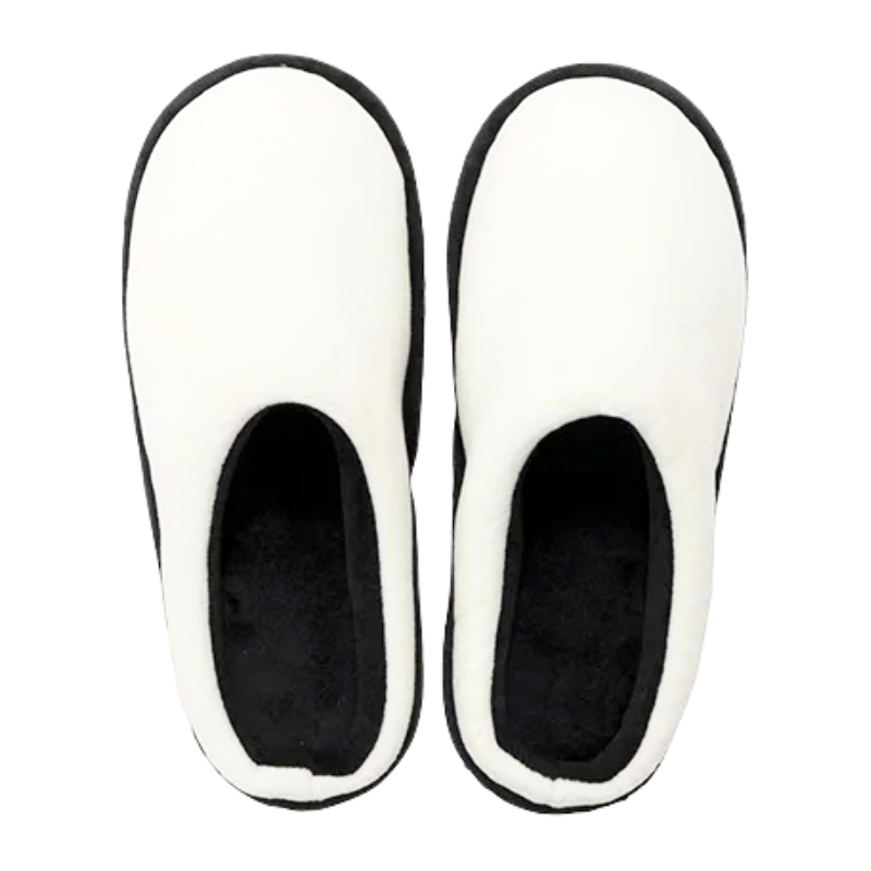 Customized Kids Fuzzy Close Toe Slippers