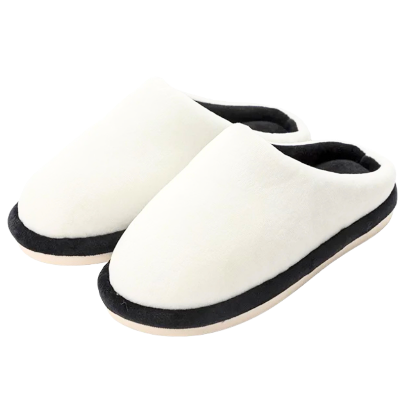 Customized Kids Fuzzy Close Toe Slippers