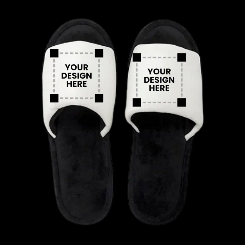 Customized Adult Fuzzy Slippers