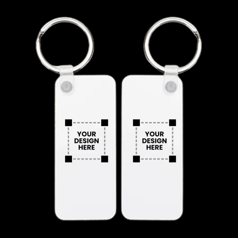 Customized Hardboard Rectangular Key Ring