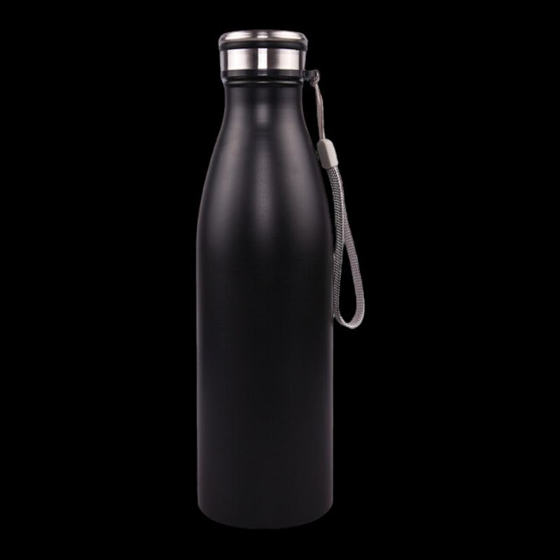 Hight Quality Stainless Steel Bottle  With String (Black)