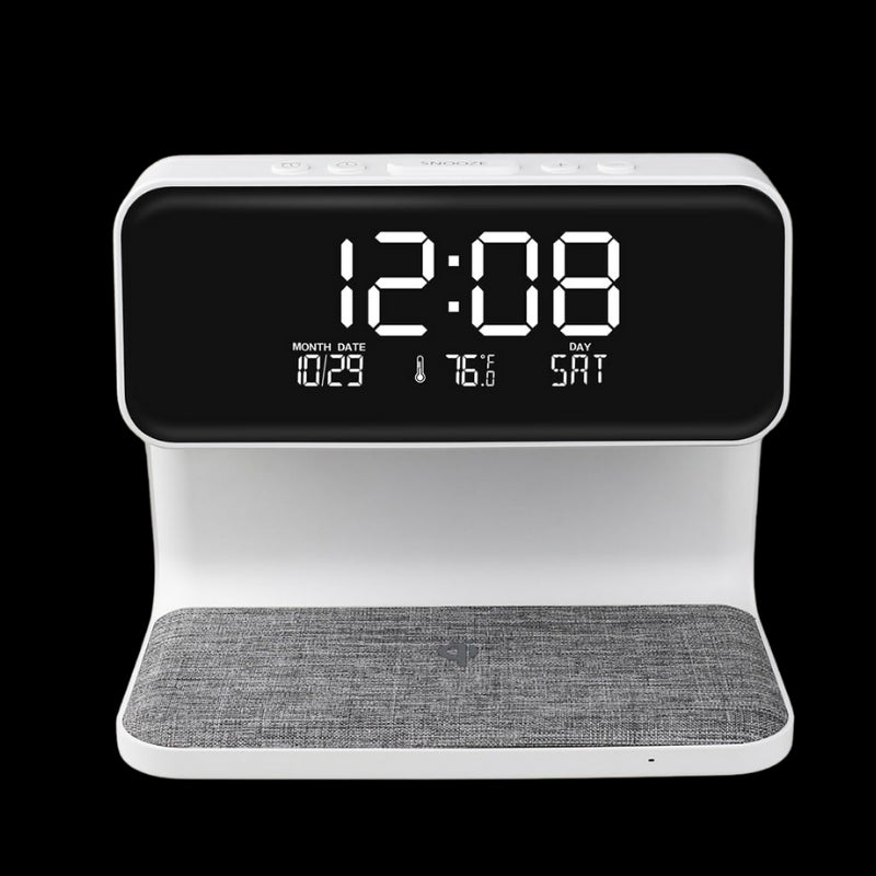 Multifunction alarm desktop clock