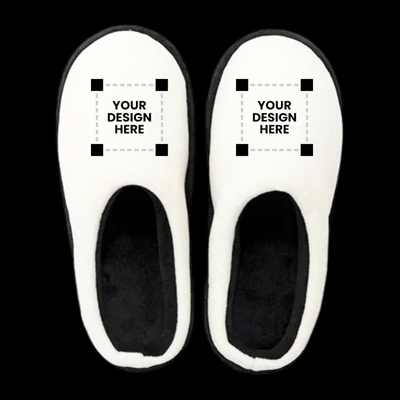 Think Wear Kids Fuzzy Close Toe Slippers