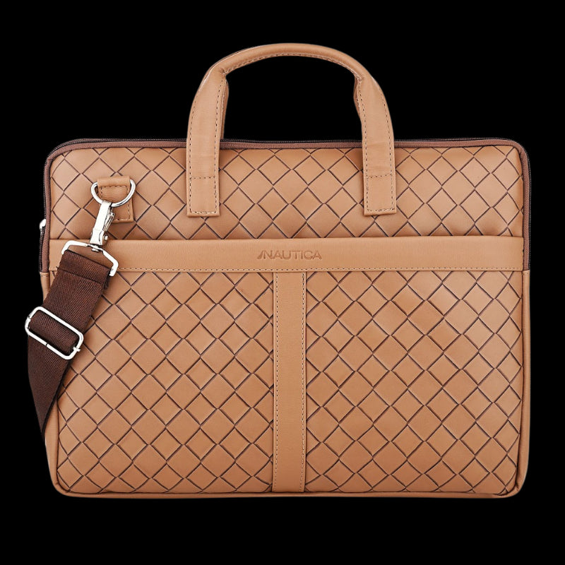 Naurica Laptop Bag Checks (Brown)