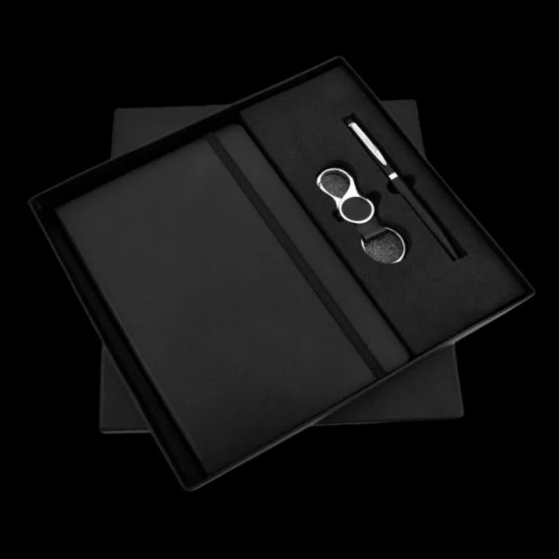 Elastic 3 in1 Pen, Diary And Keychain
