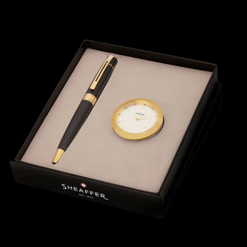 Sheaffer Table Clock & Pen Set