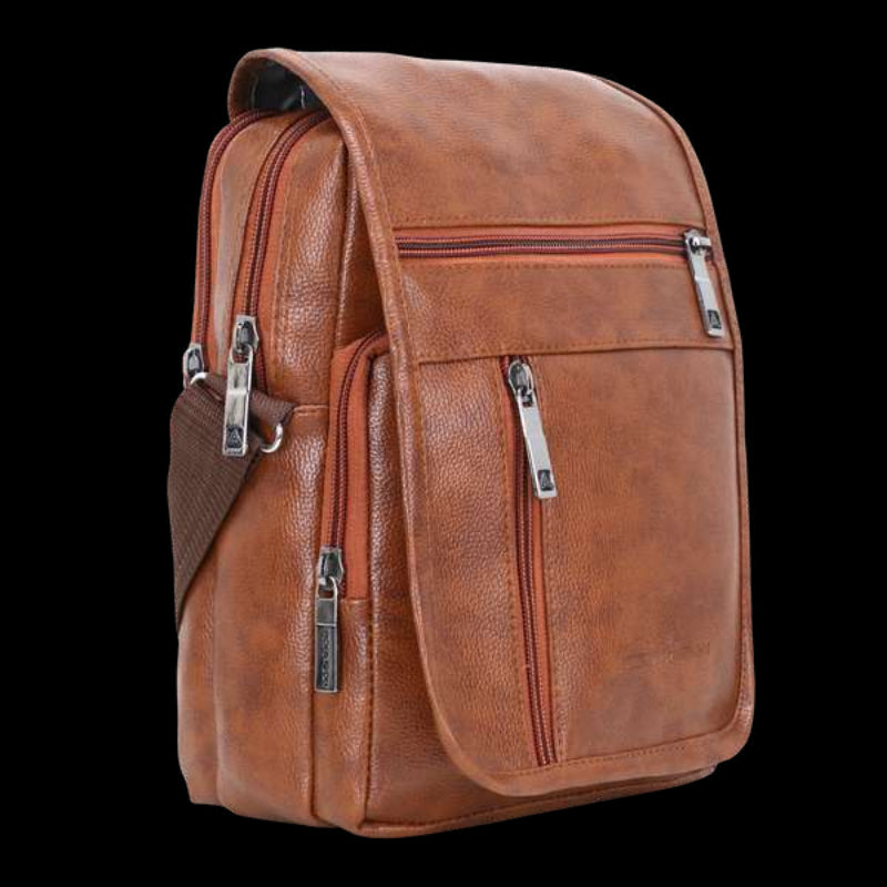 Ruston Messenger Sling Bag (Brown)