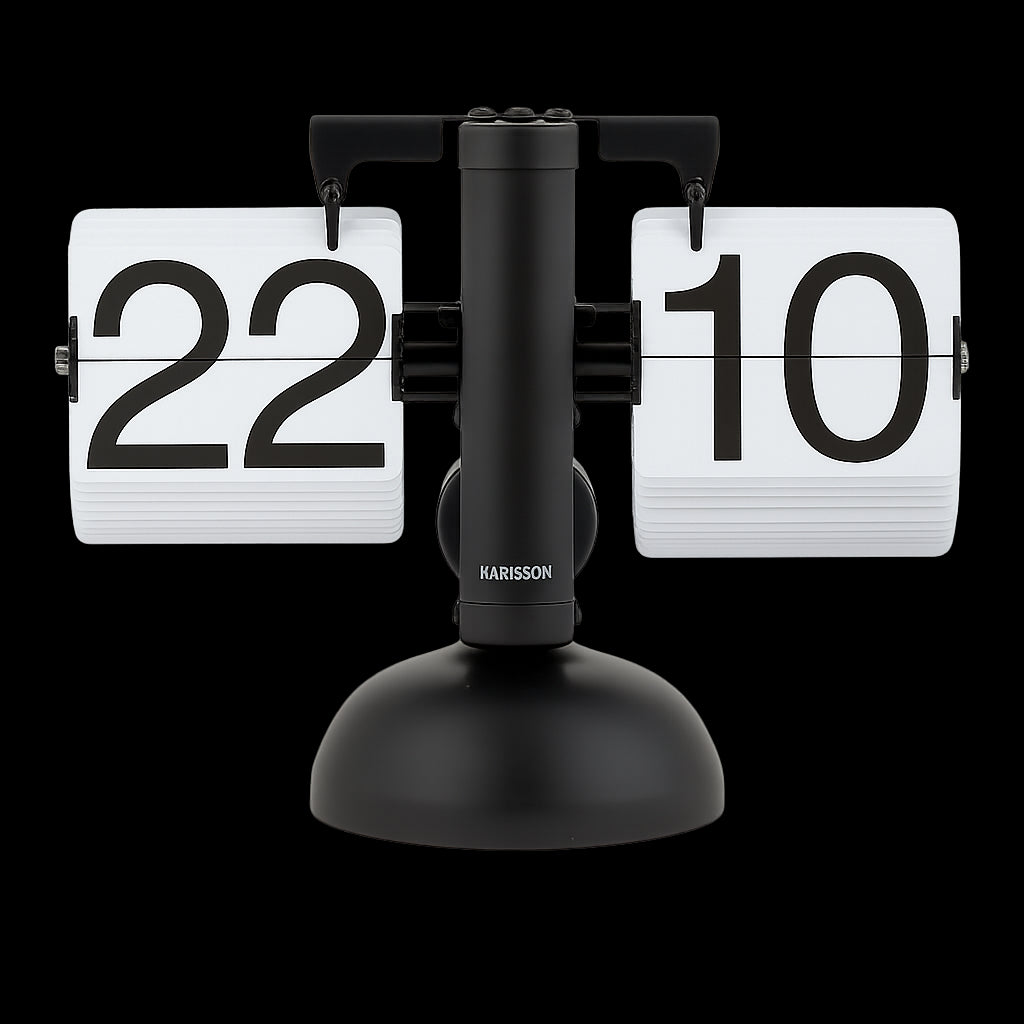 Mechanical flip  clock