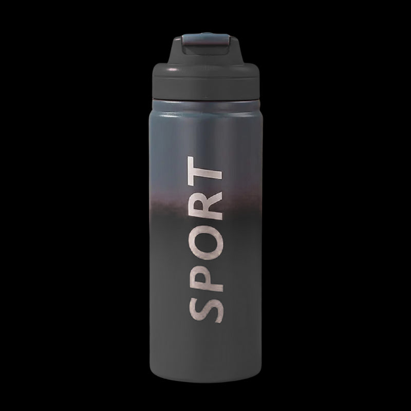 Vacuum Hot & Cold  Sports Sipper Bottle (Black)