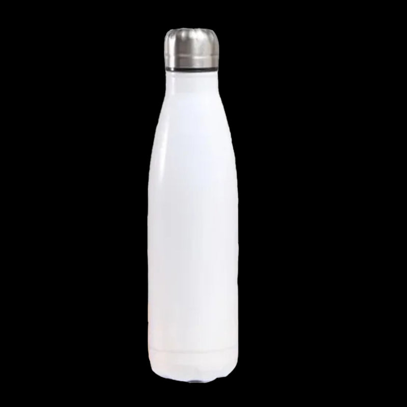 Profes Steel Desk Bottle  (White)