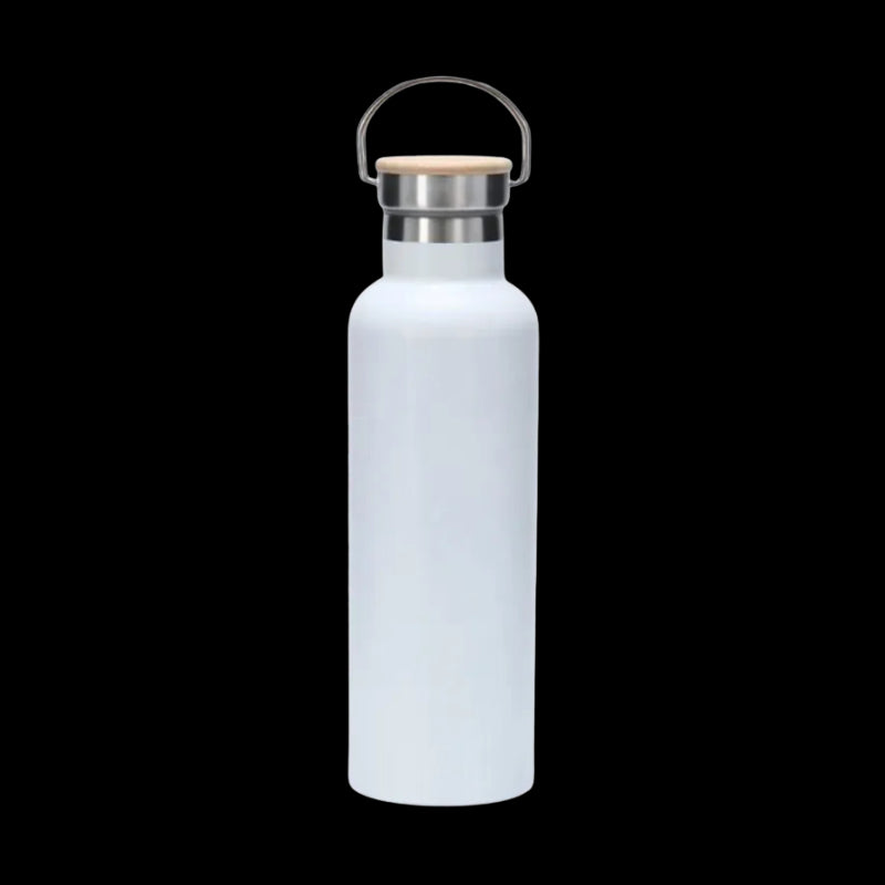 DeskMate Steel Bottle (White)