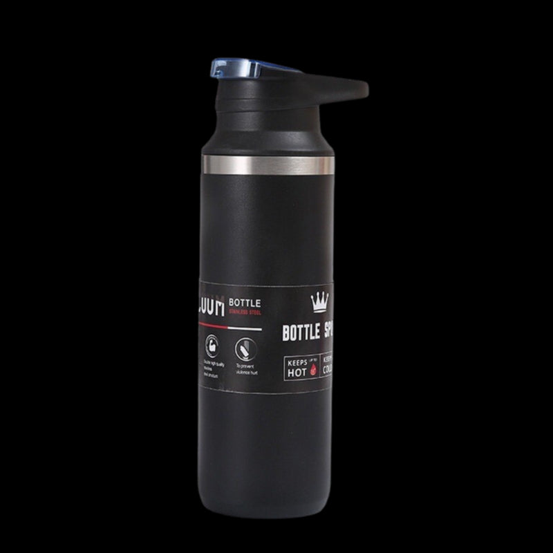 Hot & cold vacuum bottle (Black)