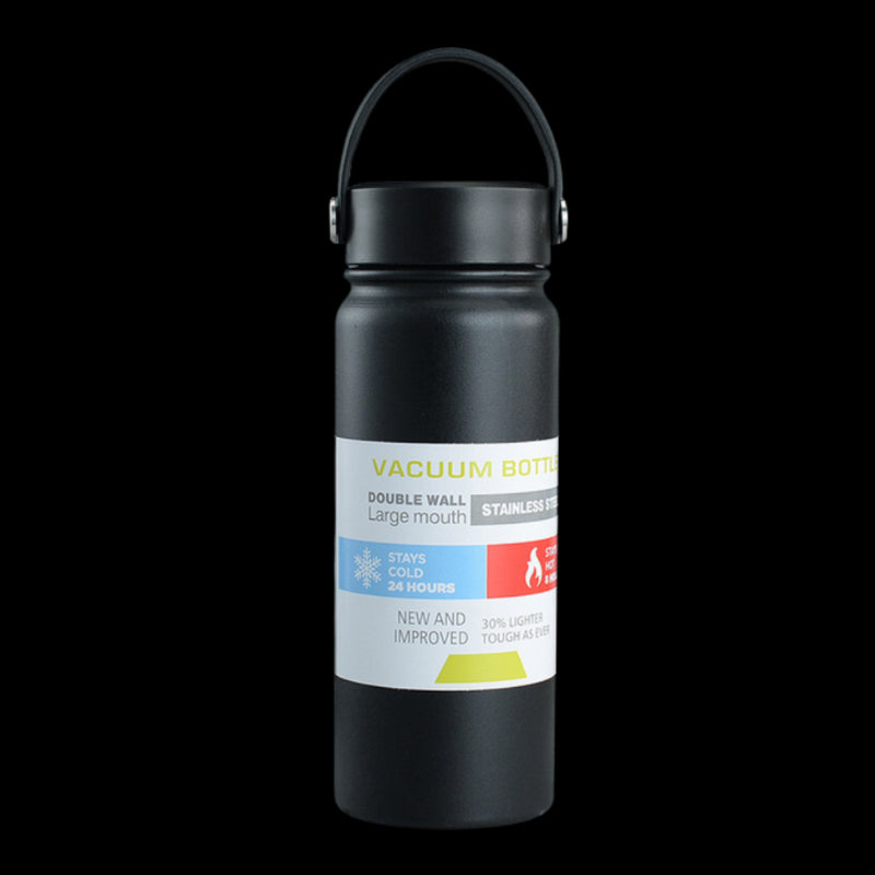 Desk Dazzle Stainless Water Bottle (Black)