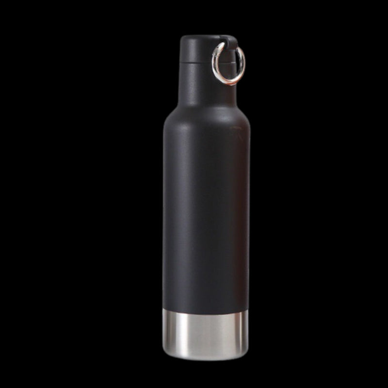 Office Onyx Stainless Desk Bottle (Black)