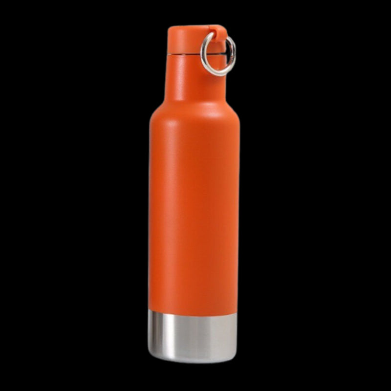 Office Onyx Stainless Desk Bottle (Orange)