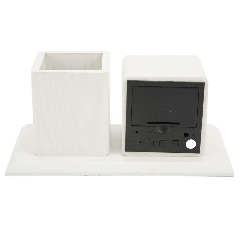 Pen holder clock