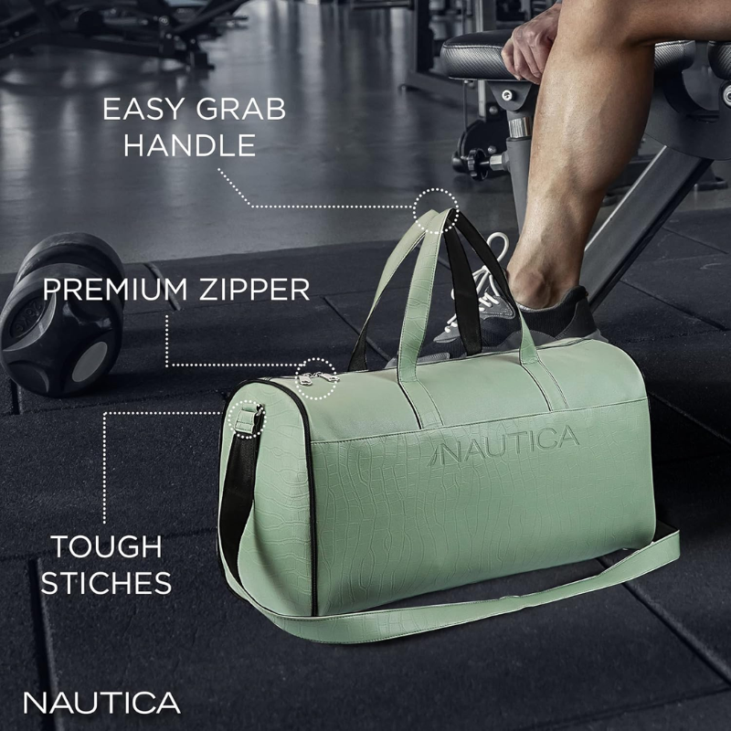 Nautica Duffle Bag (Light Green)