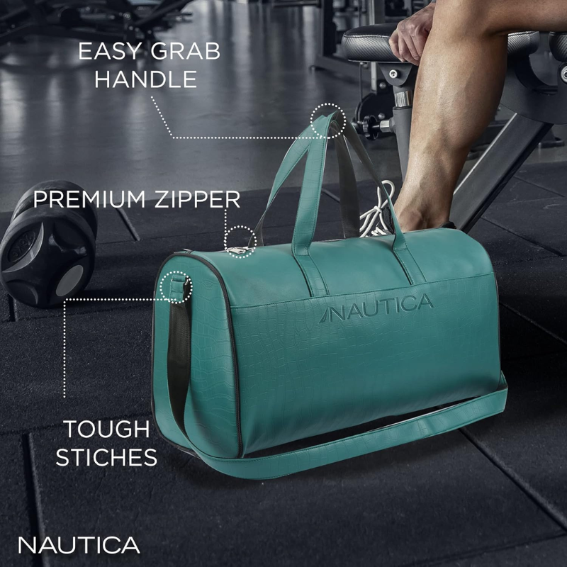 Nautica Duffle Bag (Dark Green)