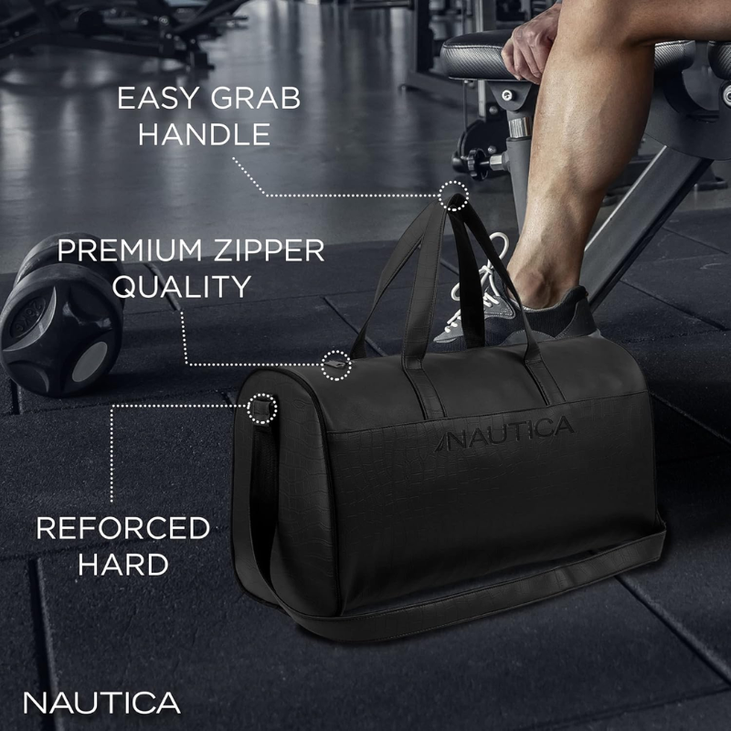 Nautica Duffle Bag (Black)