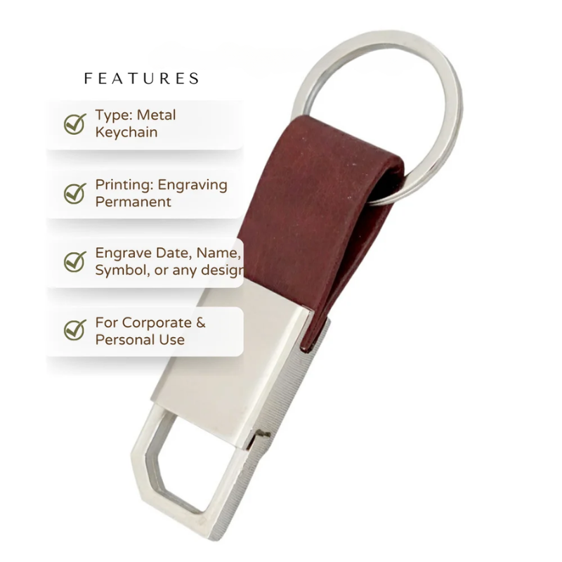 Gleam Key Chain (Brown)