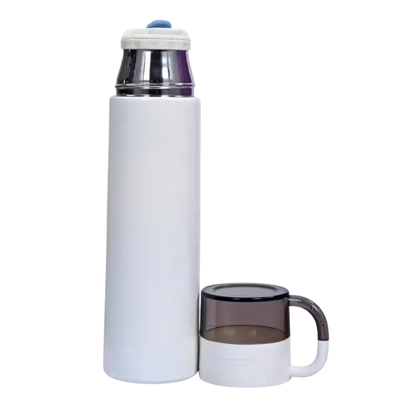 Eco Friendly Vacuum Insulated Flask (White)
