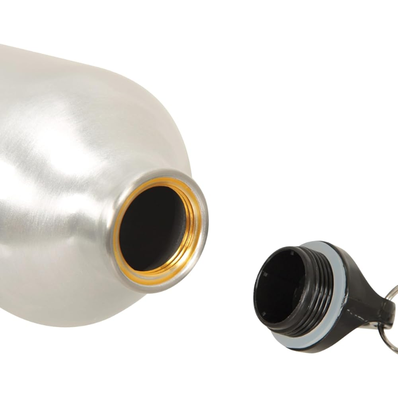 Aluminum Metal Glossy Bottle