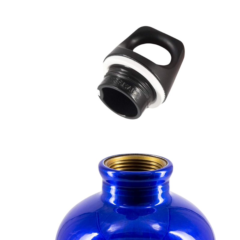 Aluminum Metal Glossy Bottle (Blue)