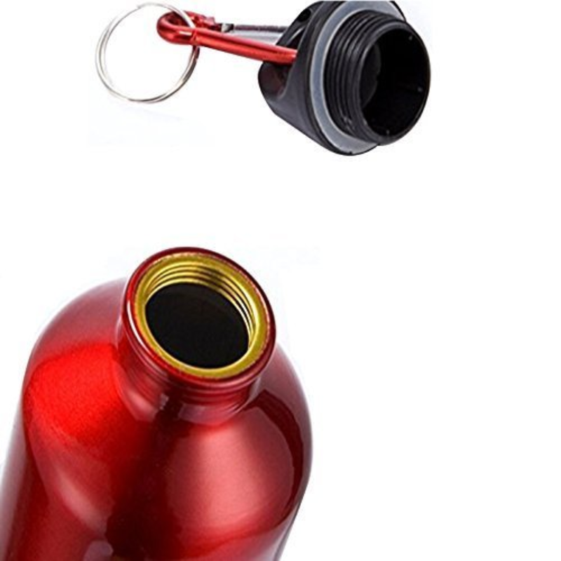 Aluminum Metal Glossy Bottle (Red)