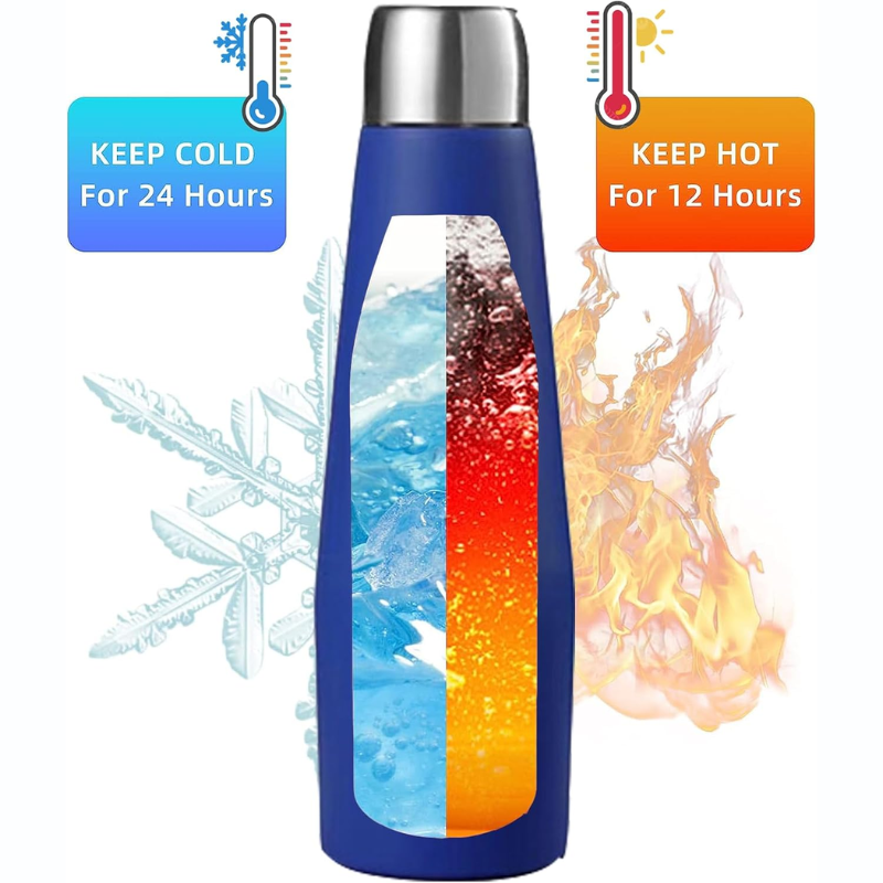 Desktop Flow Steel Bottle (Blue)