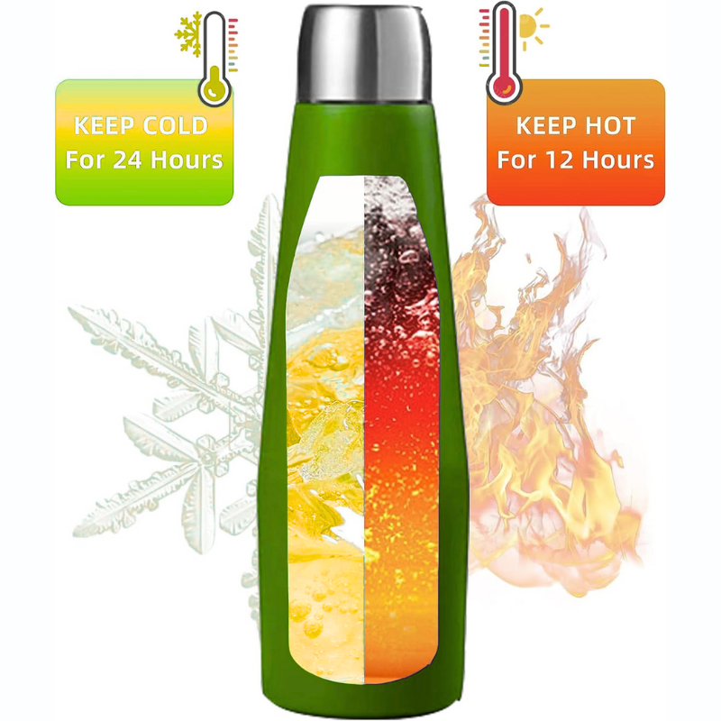 Desktop Flow Steel Bottle (Green)